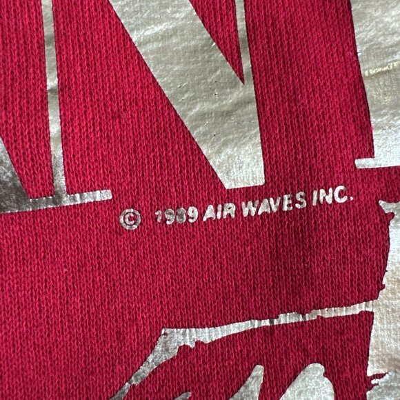 Vintage Ultra Sweats Christmas Sweatshirt Dear Santa I Want It All Light Up Sz M - Picture 3 of 11